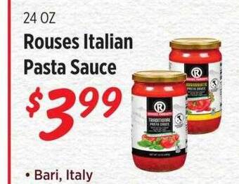 Rouses Rouses italian pasta sauce offer