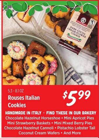 Rouses Rouses italian cookies offer