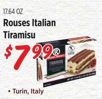 Rouses Rouses italian tiramisu offer