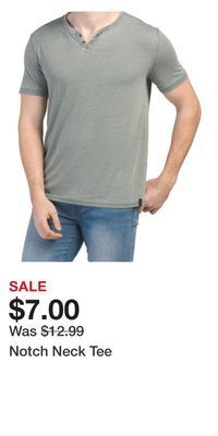TJ Maxx Notch neck tee offer
