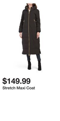 TJ Maxx Stretch maxi coat offer