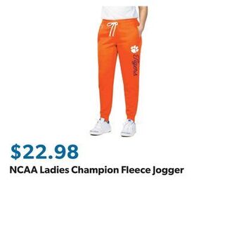 Sam's Club Ncaa ladies champion fleece jogger offer