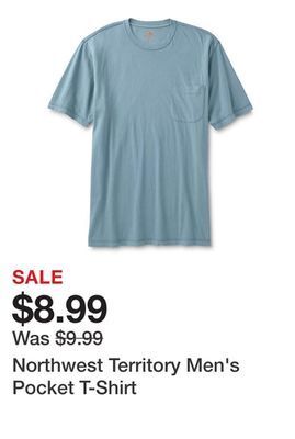 Kmart Northwest territory men's pocket t-shirt offer