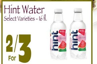 Wild By Nature Hint water offer