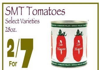 Wild By Nature Smt tomatoes offer