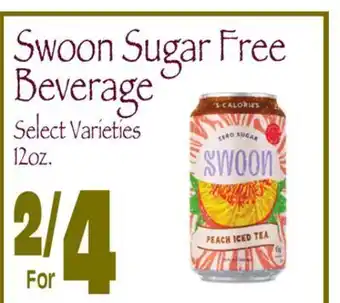 Wild By Nature Swoon sugar free beverage offer