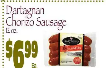 Wild By Nature Dartagnan chorizo sausage offer
