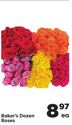 Weis Markets Baker's dozen roses offer