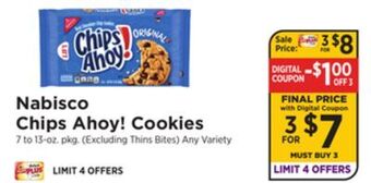 ShopRite Chips ahoy! cookies offer