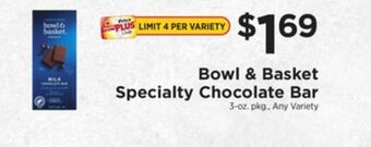 ShopRite Specialty chocolate bar offer