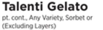 ShopRite Gelato offer