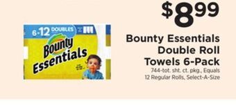ShopRite Double roll towels 6-pack offer