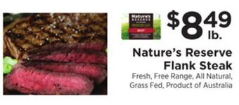 ShopRite Flank steak offer