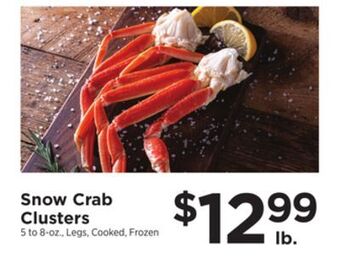 ShopRite Snow crab clusters offer