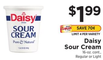 ShopRite Sour cream offer