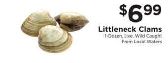 ShopRite Littleneck clams offer