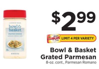 ShopRite Grated parmesan offer