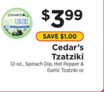 ShopRite Tzatziki offer
