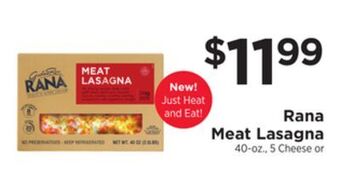 ShopRite Meat lasagna offer