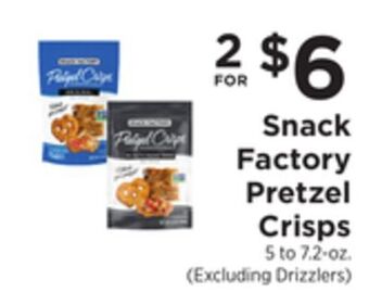 ShopRite Pretzel crisps offer