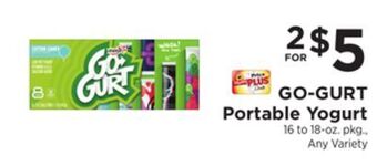 ShopRite Portable yogurt offer