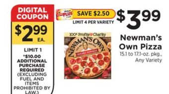 ShopRite Own pizza offer