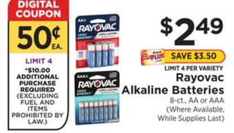 ShopRite Alkaline batteries offer
