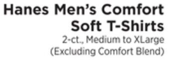 ShopRite Men's comfort soft t-shirts offer