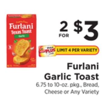 ShopRite Garlic toast offer
