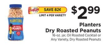 ShopRite Dry roasted peanuts offer