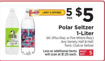 ShopRite Seltzer 1-liter offer