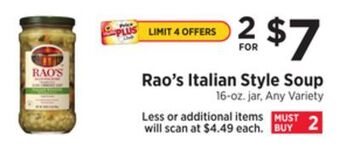 ShopRite Italian style soup offer