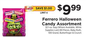 ShopRite Halloween candy assortment offer