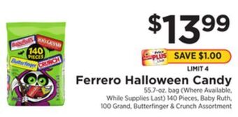 ShopRite Halloween candy offer