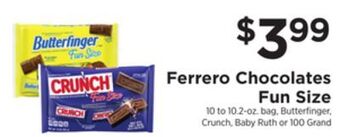 ShopRite Ferrero chocolates fun size offer