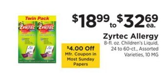 ShopRite Allergy offer