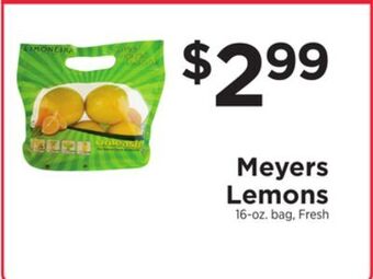 ShopRite Meyers lemons offer