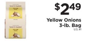 ShopRite Yellow onions 3-lb. bag offer