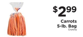 ShopRite Carrots 5-lb. bag offer