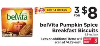 ShopRite Pumpkin spice breakfast biscuits offer