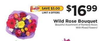 ShopRite Wild rose bouquet offer