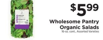 ShopRite Organic salads offer