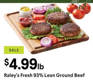 Raley's Raley's Fresh 93% Lean Ground Beef offer