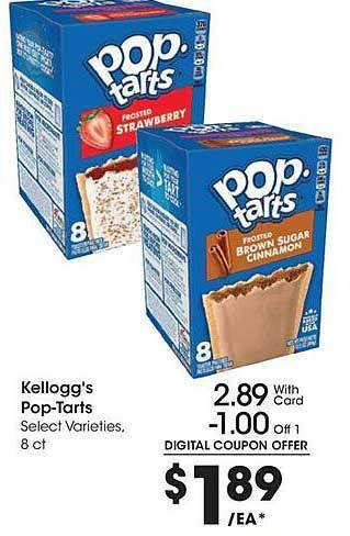 Kroger Kellogg's pop-tarts offer