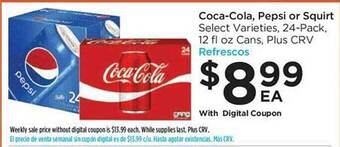 Foods Co Coca-cola pepsi or squirt offer