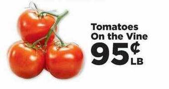 IGA Tomatoes on the vine offer