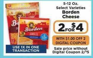 IGA Borden cheese offer