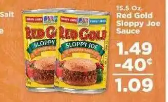 IGA Red gold sloppy joe sauce offer