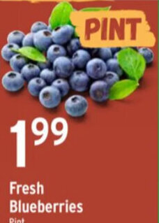 Brookshire's Fresh Blueberries offer