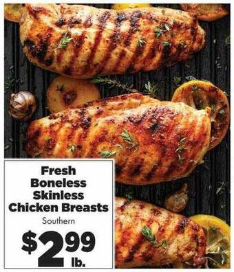 Rosauers Fresh boneless skinless chicken breasts offer